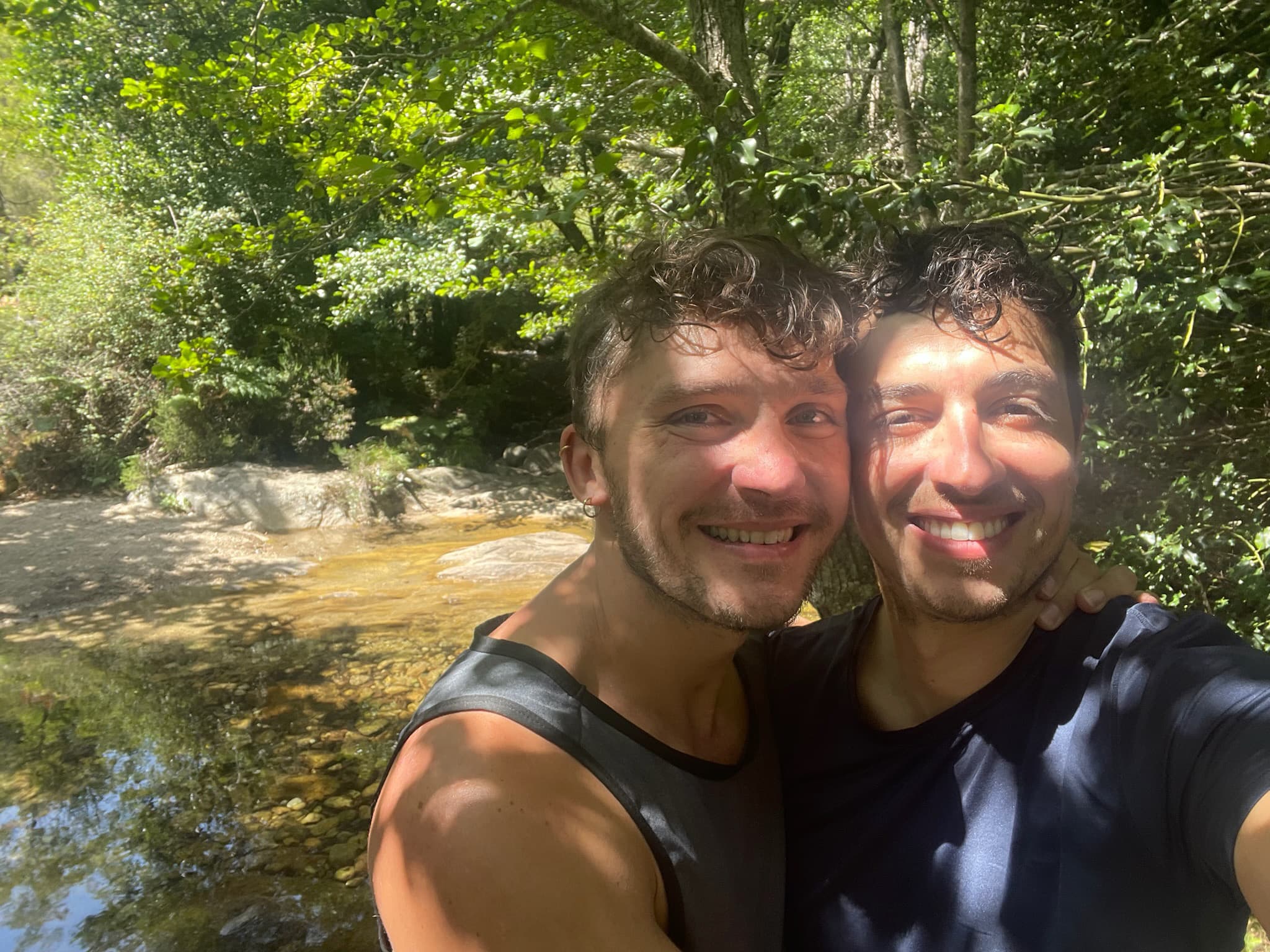 Hiking in Corsica just after we decided to have kids